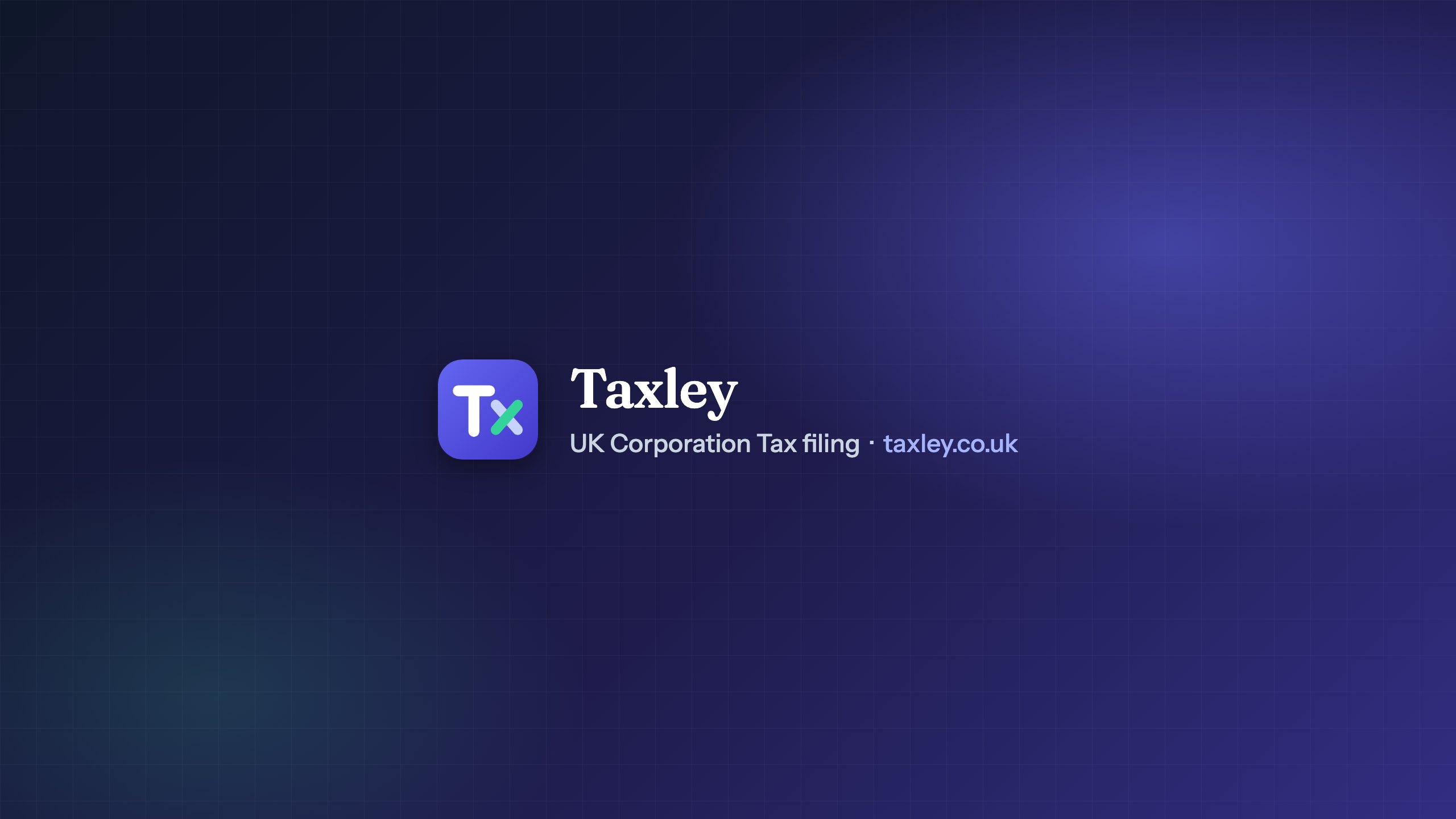 Taxley channel banner with the logo and taxley.co.uk.
